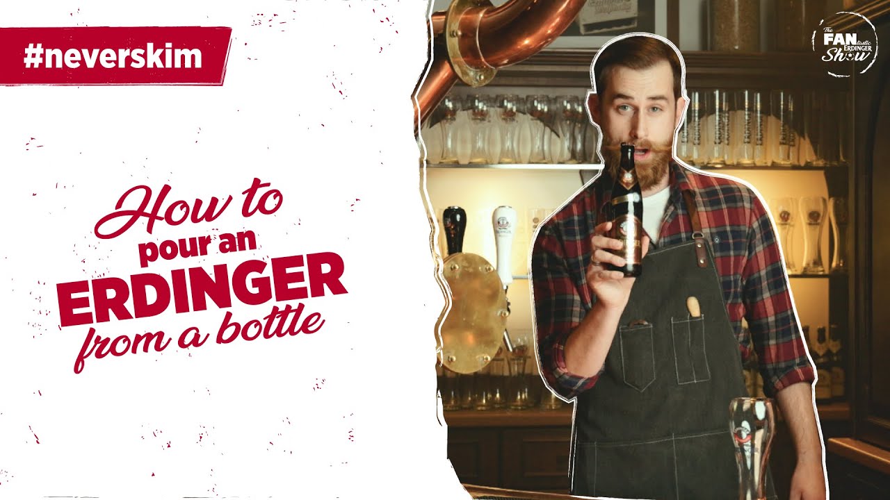 Behind the bar with Matt I How to pour an ERDINGER from a bottle I The FANtastic ERDINGER Show 